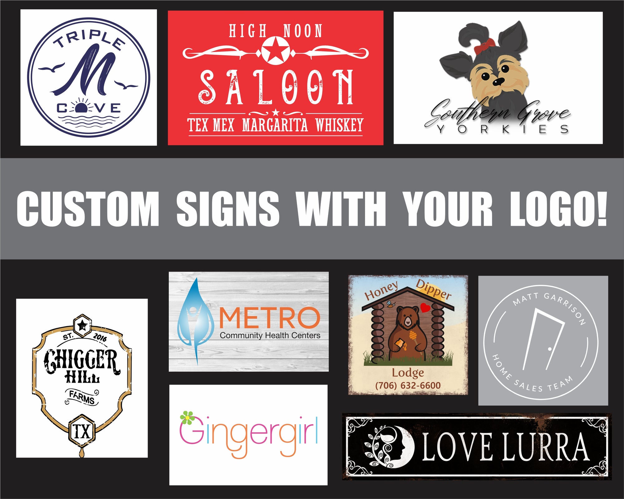 Logo / Business Name Signs