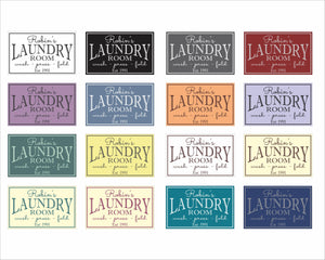 custom metal laundry room sign color examples