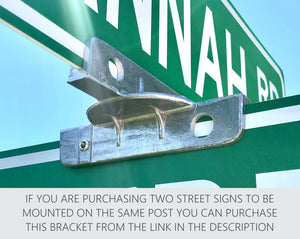 Personalized Metal Street Sign